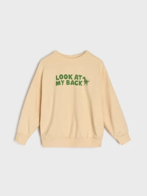 Sinsay - Bluza z aplikacją 3d na plecach - biały