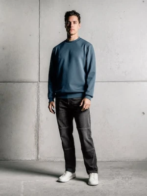 Sinsay - Bluza z długim rękawem - niebieski