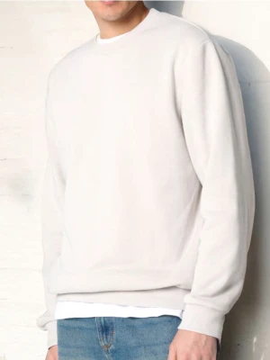 Sinsay - Bluza z długimi rękawami - kremowy