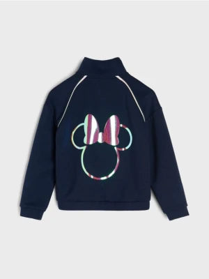 Sinsay - Bluza z domieszką wiskozy Minnie Mouse - granatowy