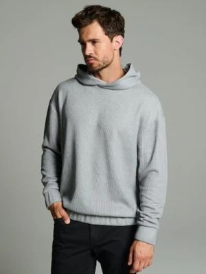 Sinsay - Bluza z domieszką wiskozy - szary