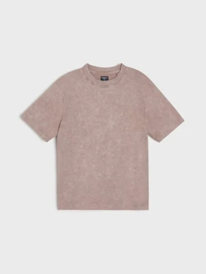 Sinsay - Bluza z efektem sprania - beżowy