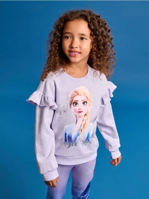 Sinsay - Bluza z falbankami Frozen - fioletowy