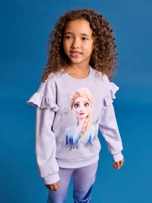Sinsay - Bluza z falbankami Frozen - fioletowy