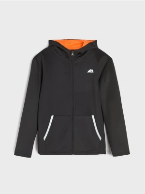 Sinsay - Bluza z kapturem Active - czarny