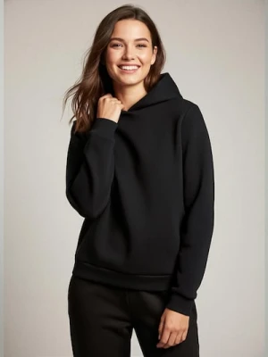 Sinsay - Bluza z kapturem basic - czarny