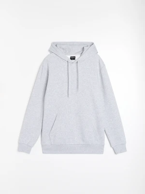 Sinsay - Bluza z kapturem basic - szary
