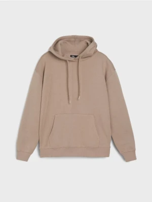 Sinsay - Bluza z kapturem - brązowy