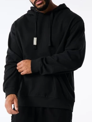 Sinsay - Bluza z kapturem - czarny