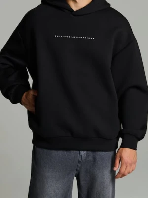 Sinsay - Bluza z kapturem - czarny