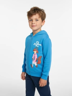 Sinsay - Bluza z kapturem Disney Zwierzogród - niebieski