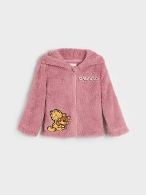 Sinsay - Bluza z kapturem Garfield - fioletowy