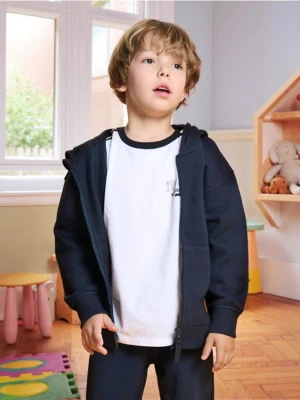 Sinsay - Bluza z kapturem - granatowy