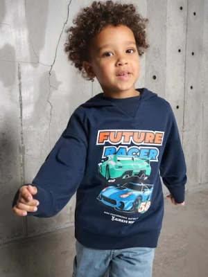 Sinsay - Bluza z kapturem - granatowy