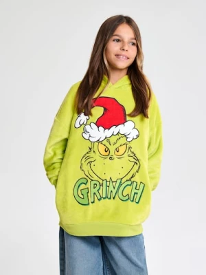 Sinsay - Bluza z kapturem Grinch - zielony
