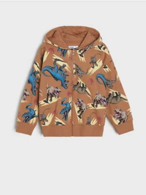 Sinsay - Bluza z kapturem Jurassic World - beżowy