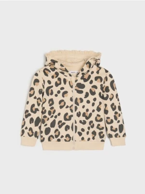 Sinsay - Bluza z kapturem - kremowy