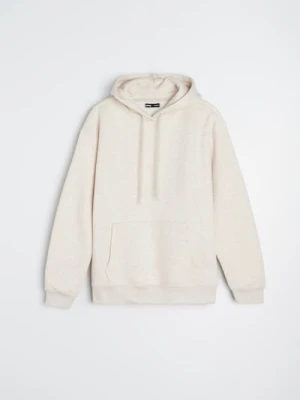 Sinsay - Bluza z kapturem - kremowy