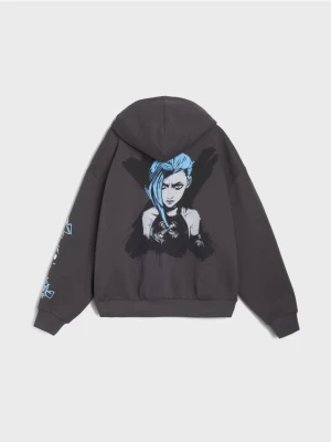 Sinsay - Bluza z kapturem League of Legends - niebieski