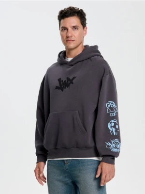 Sinsay - Bluza z kapturem League of Legends - niebieski