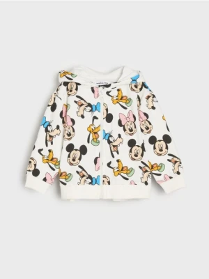 Sinsay - Bluza z kapturem Mickey Mouse - kremowy
