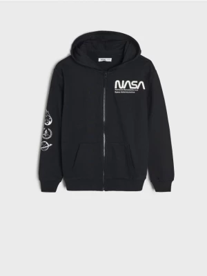 Sinsay - Bluza z kapturem NASA - czarny