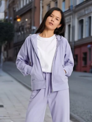 Sinsay - Bluza z kapturem - niebieski