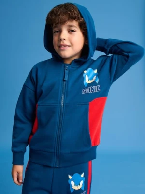 Sinsay - Bluza z kapturem Sonic the Hedgehog - granatowy