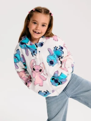 Sinsay - Bluza z kapturem Stitch - kremowy