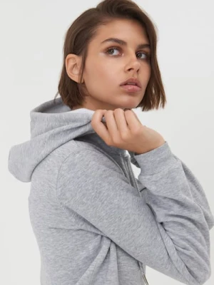 Sinsay - Bluza z kapturem - szary