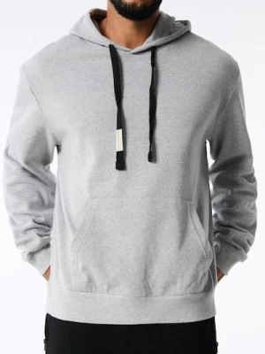 Sinsay - Bluza z kapturem - szary