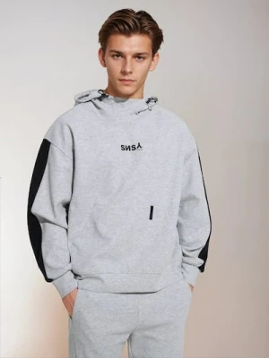 Sinsay - Bluza z kapturem - szary