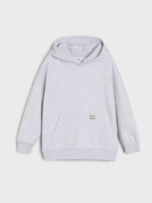 Sinsay - Bluza z kapturem - szary