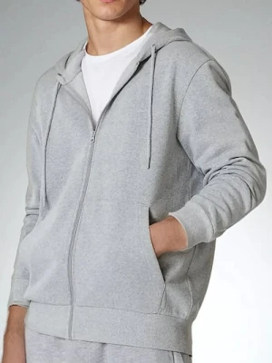 Sinsay - Bluza z kapturem - szary