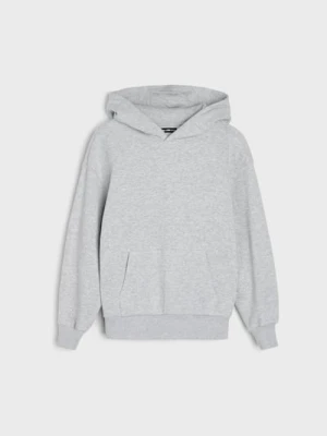 Sinsay - Bluza z kapturem - szary