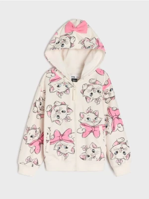 Sinsay - Bluza z kapturem The Aristocats - kremowy