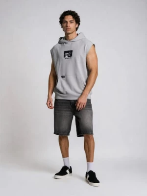 Sinsay - Bluza z kapturem z nadrukiem Rocky Balboa - szary