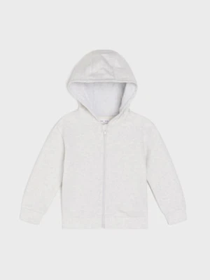 Sinsay - Bluza z kapturem z zamknięciem na zamek - szary