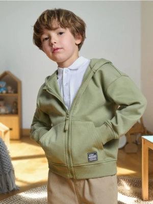 Sinsay - Bluza z kapturem - zielony