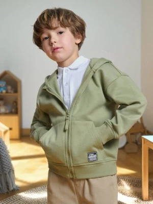 Sinsay - Bluza z kapturem - zielony