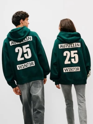 Zdjęcie produktu Sinsay - Bluza z kapturem - zielony