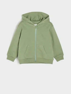 Sinsay - Bluza z kapturem - zielony