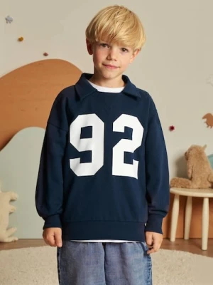 Sinsay - Bluza z kołnierzykiem - niebieski