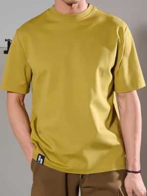 Sinsay - Bluza z krótkim rękawem - żółty