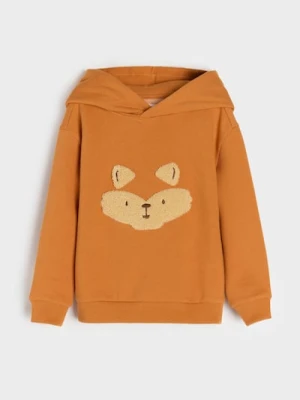 Sinsay - Bluza z liskiem - pomarańczowy