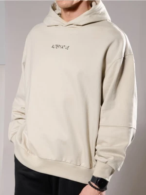 Sinsay - Bluza z nadrukiem - beżowy