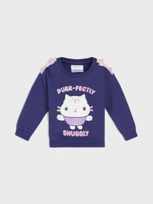 Sinsay - Bluza z nadrukiem Gabby’s Dollhouse - granatowy