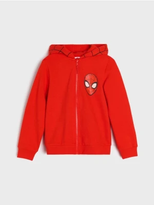 Sinsay - Bluza z nadrukiem na plecach Spider-Man - czerwony