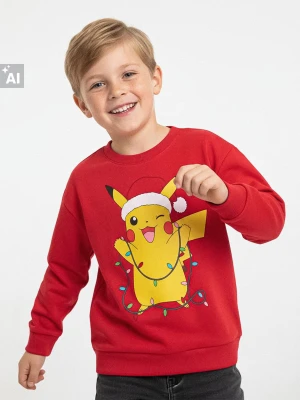 Sinsay - Bluza z nadrukiem Pokemon - czerwony