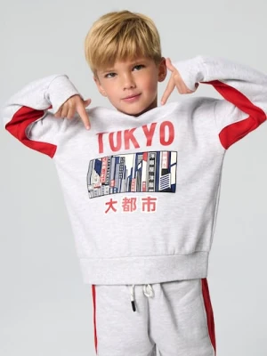 Sinsay - Bluza z nadrukiem - szary